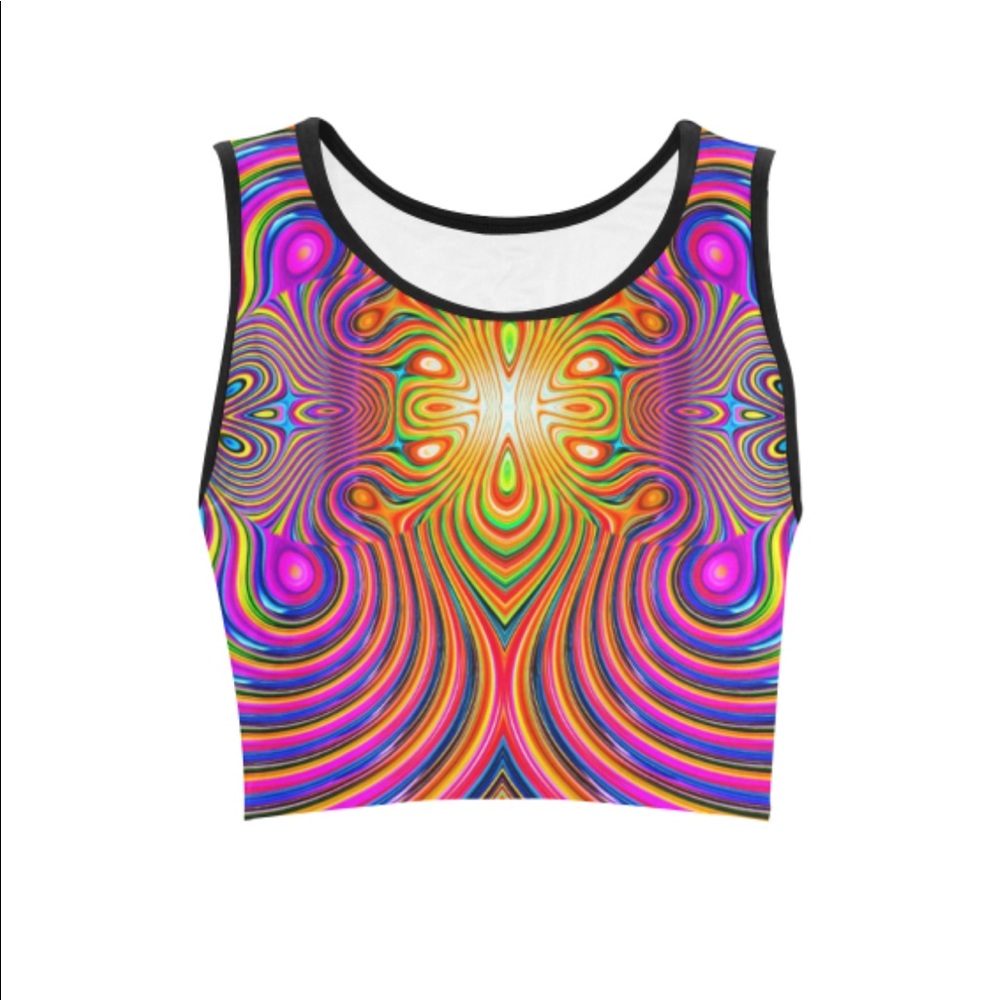 Psychedelic Crop Top